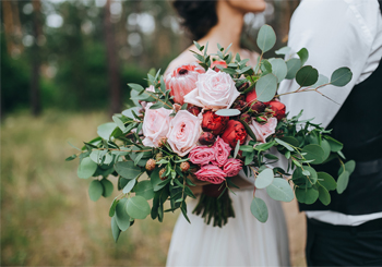 Ös på med blommor