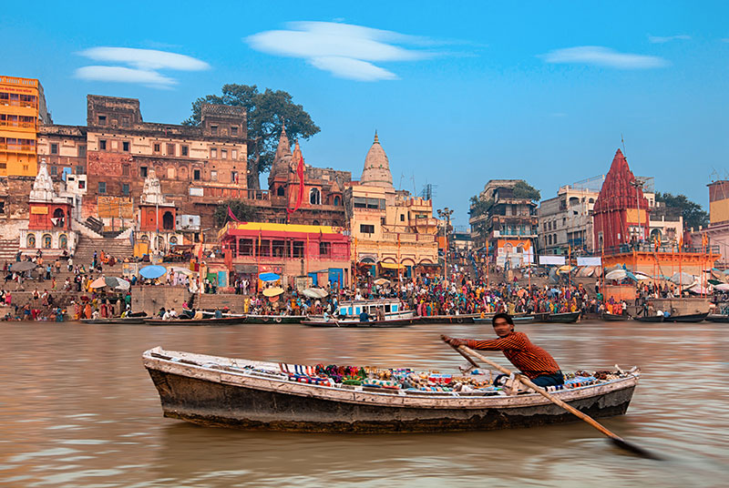 Varanasi, Ganges - Indien