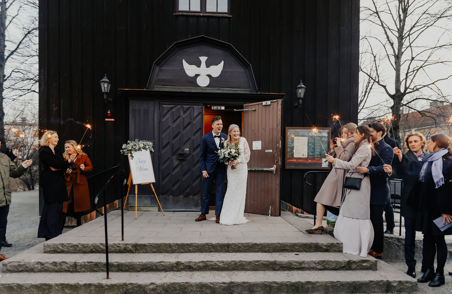 Julia & Adams bröllop - Foto: Ingrid Tjernström