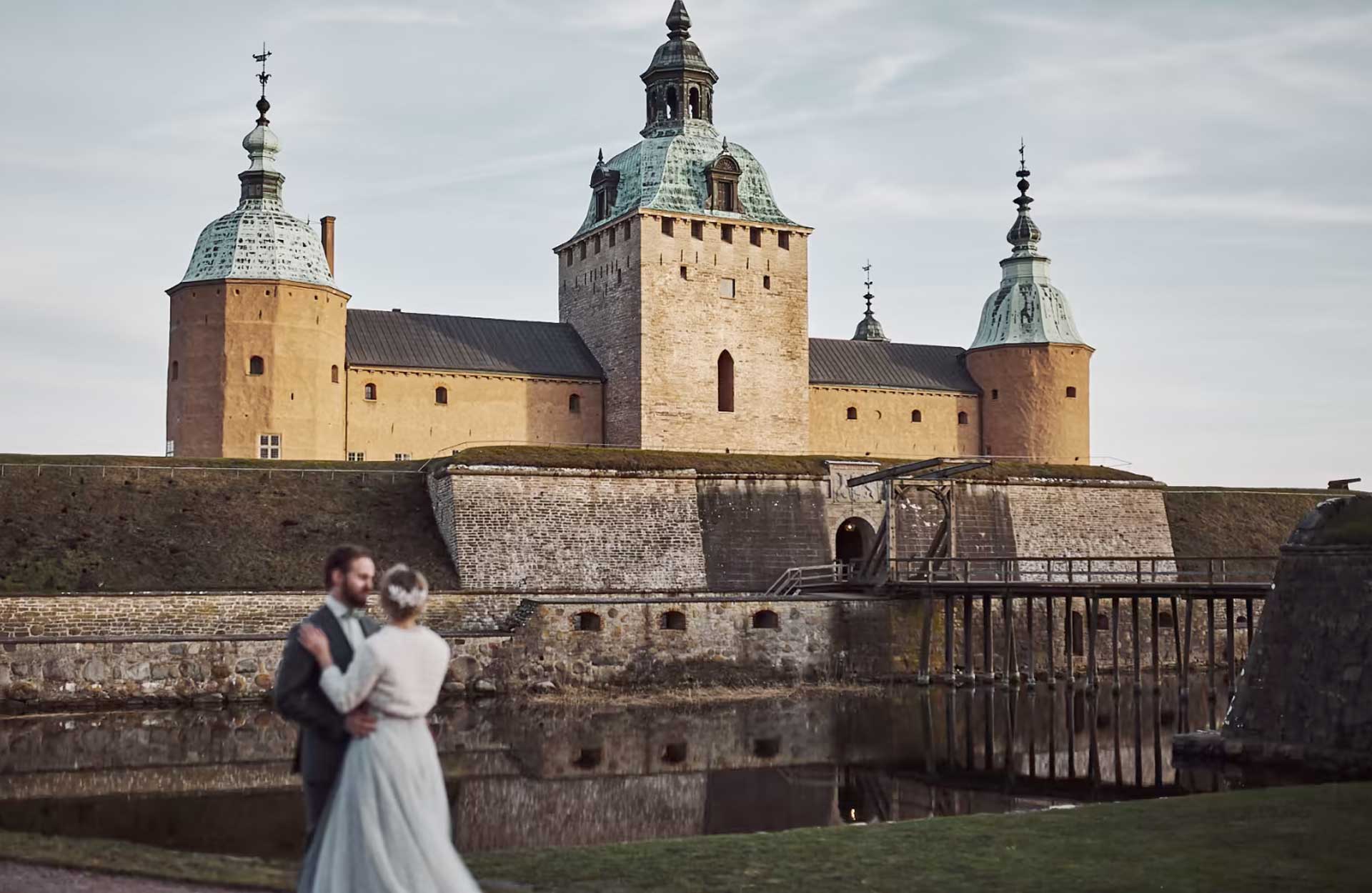 Drop in bröllop på Kalmar slott