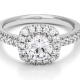 20137969 - Sirius - Diamantring i 18K vitt guld