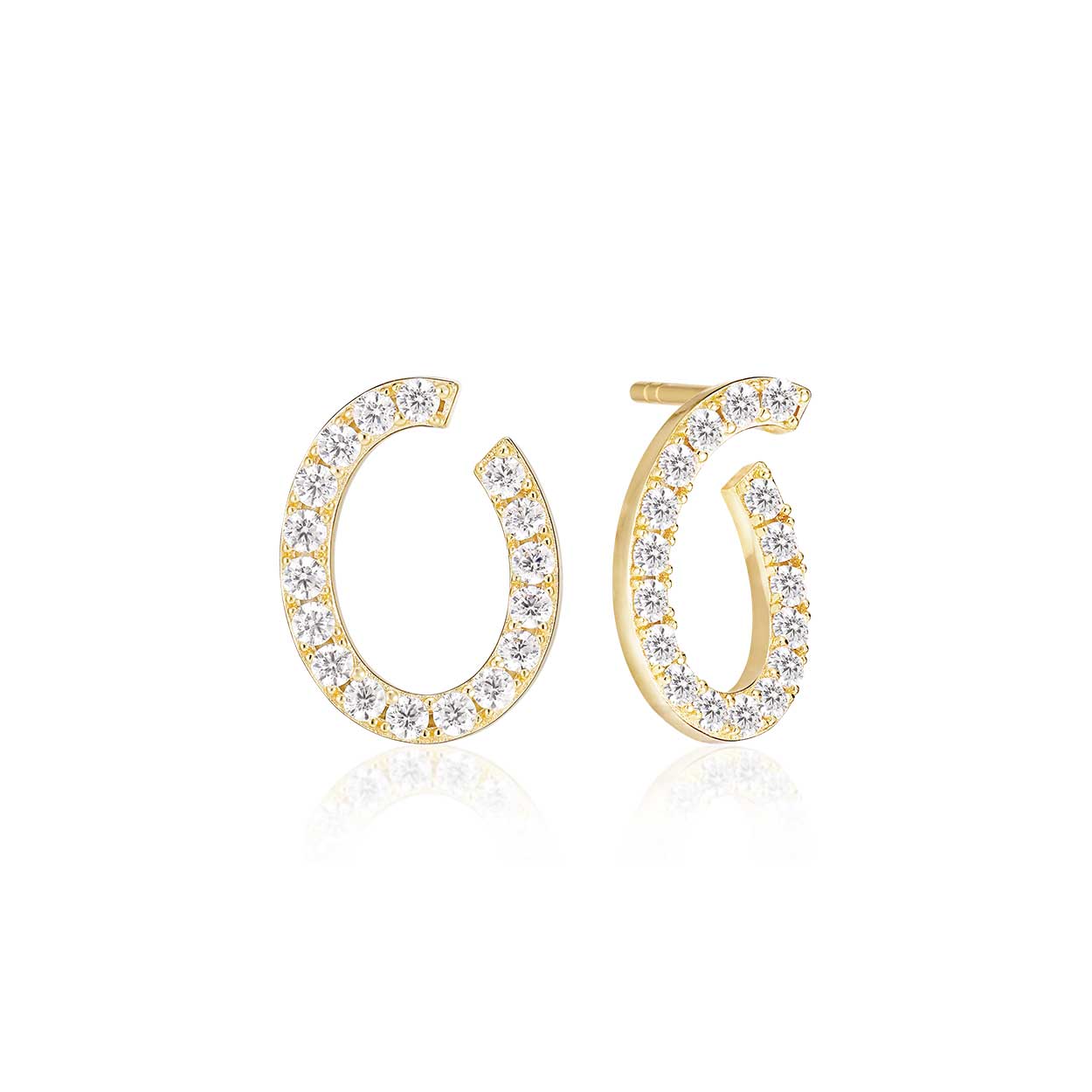 Ellisse Ovale 18K Gold plated - Sif Jakobs Jewellery