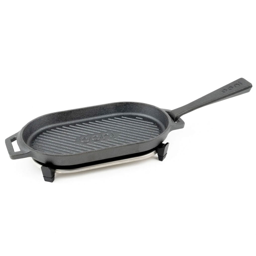 Ooni Cast Iron Grizzler Pan – Gjutjärnspanna med avtagbart handtag