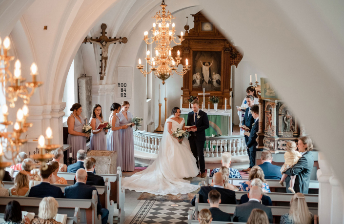 Bröllop på Bjärsjölagårds Slott - Johanna & Matthias - Foto: Kruuse Media