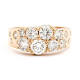 Keto Meadow avsmalnande 0.5 diamantring, design Jussi Louesalmi, Au3 Goldsmiths