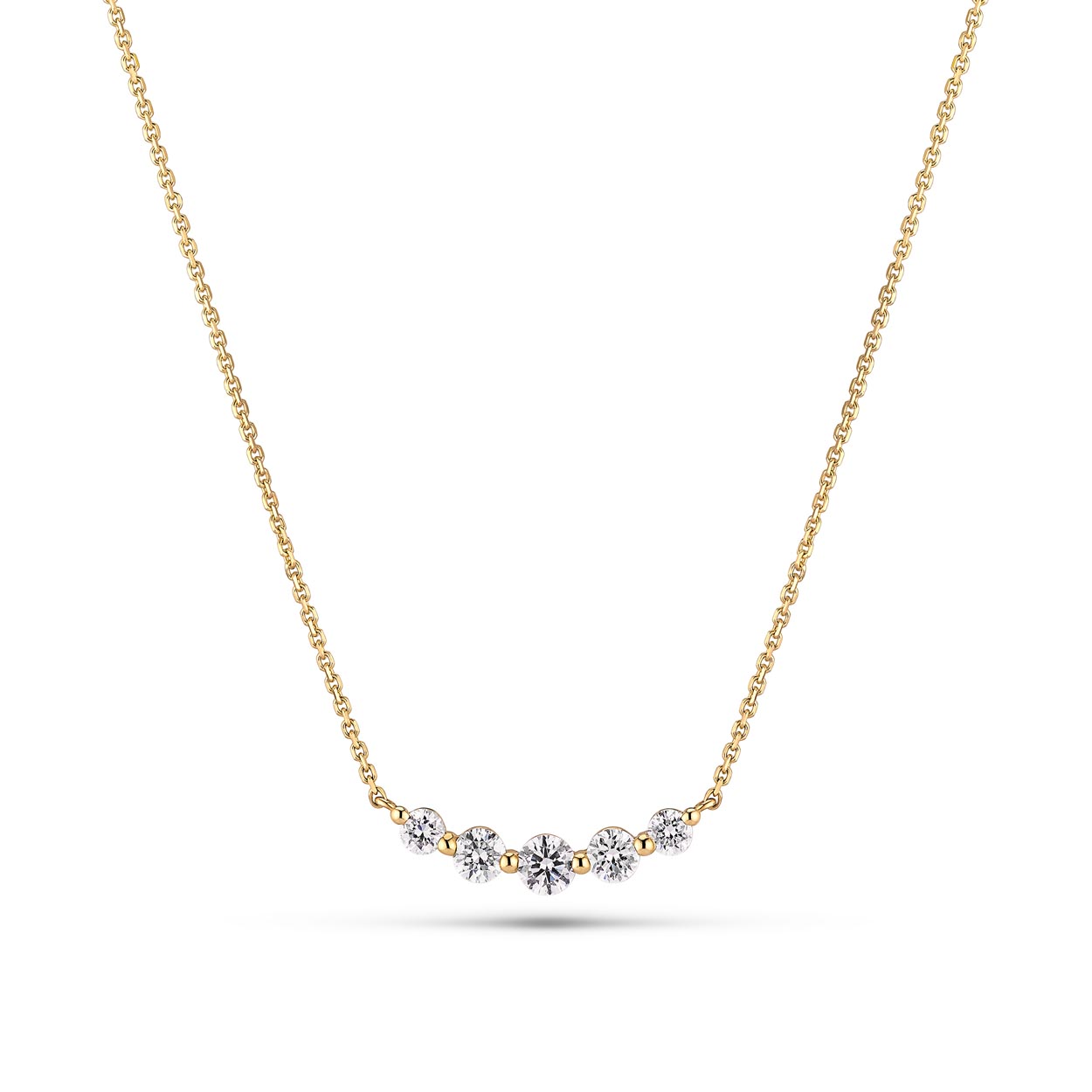 Halsband Tiara - med lab-grown diamanter