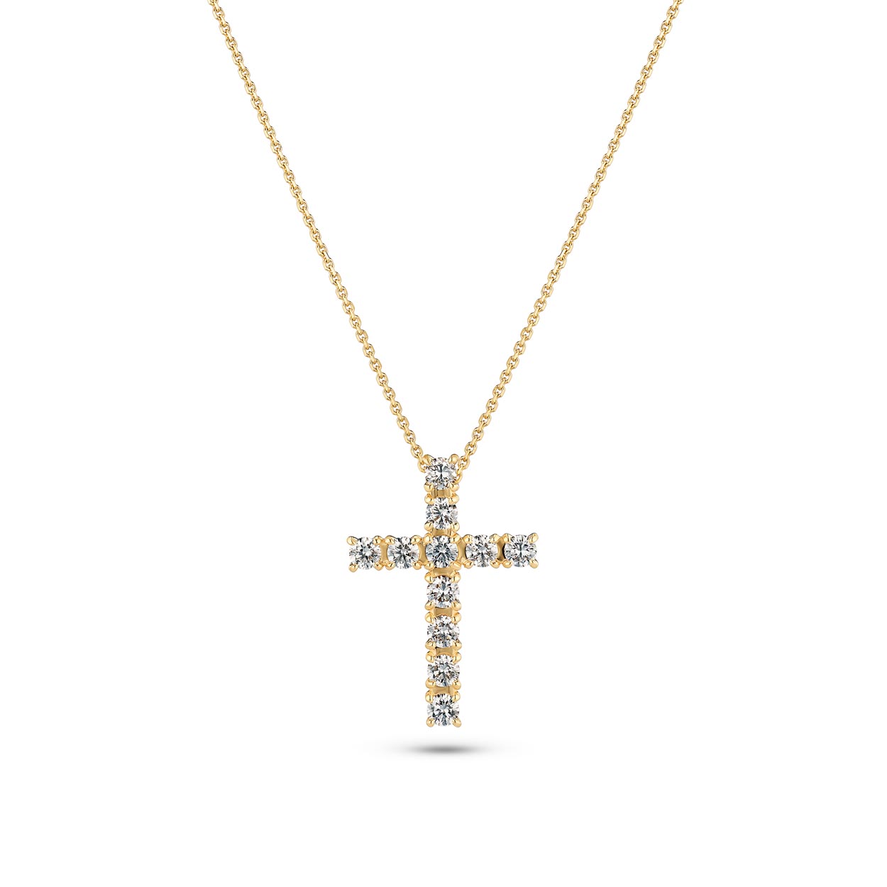 Halsband Alba Croce - med lab-grown diamanter