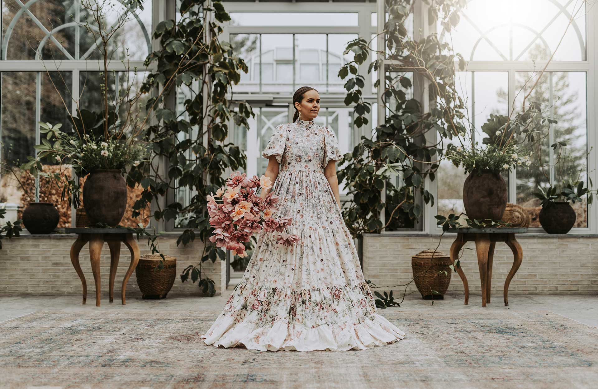 Norrvikens Bröllopsklänning - design Frida Jonsvens
