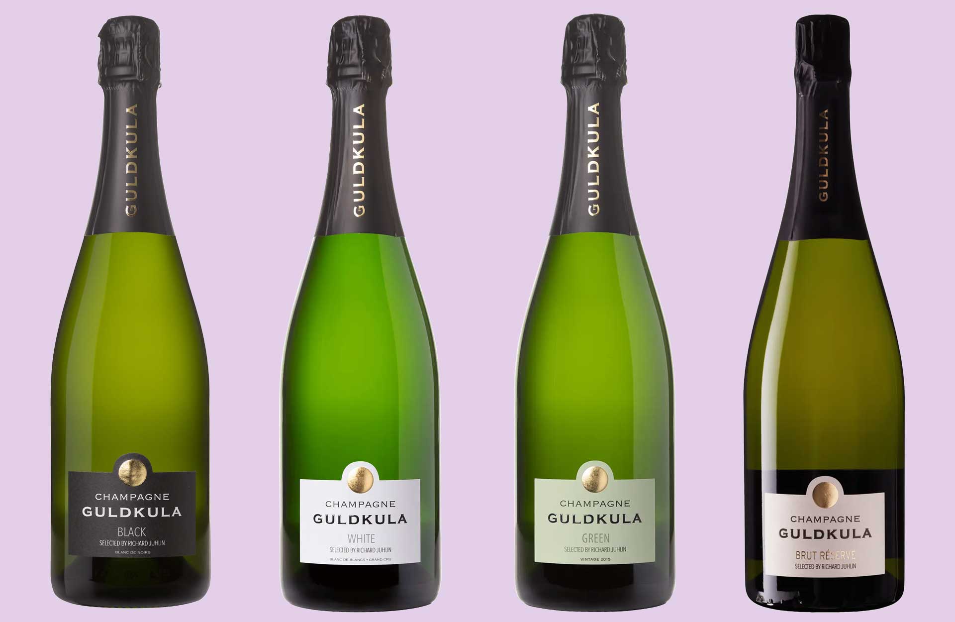 Guldkula - olika champagner