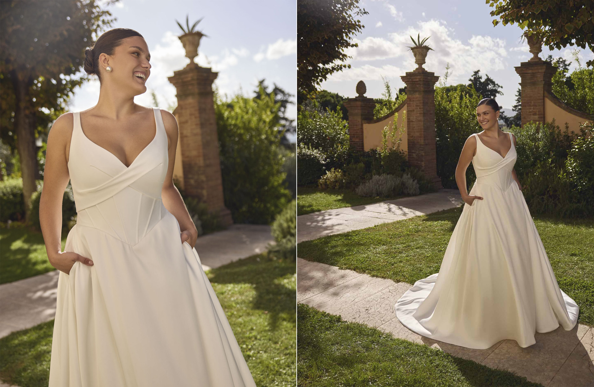 Fira dina kurvor - bröllopsklänningar från Modeca